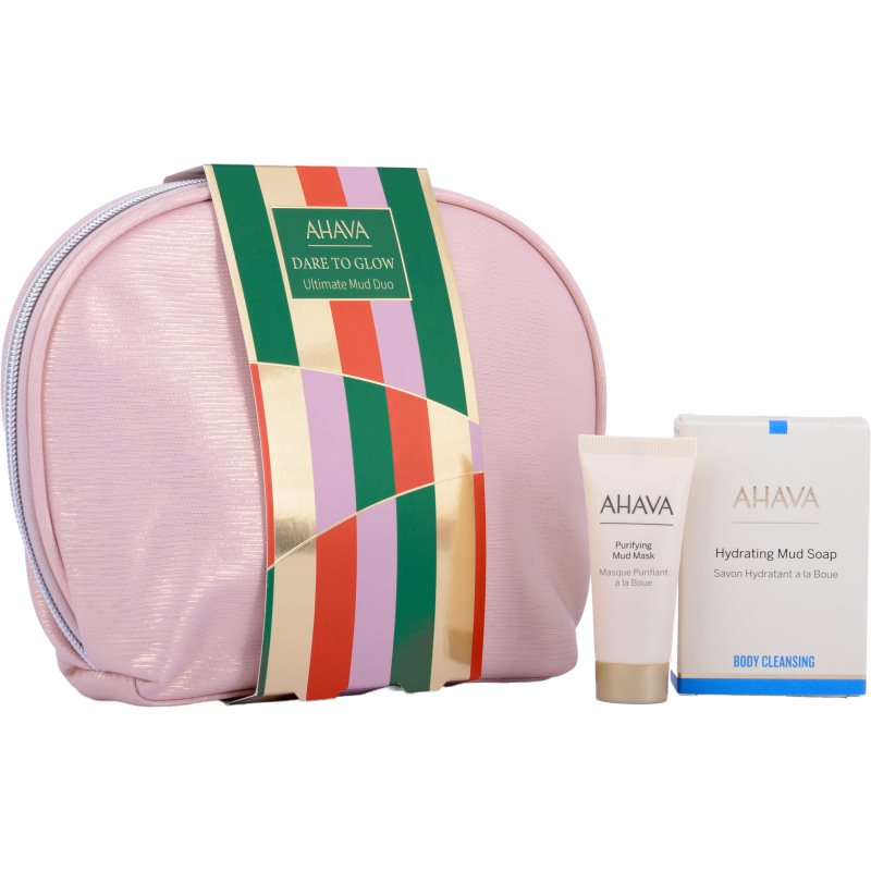 Ahava AHAVA Dare to Glow Ultimate Mud Duo подаръчен комплект за тяло и лице - Унисекс парфюм - Сравни цени от 1 магазин с безплатна доставка