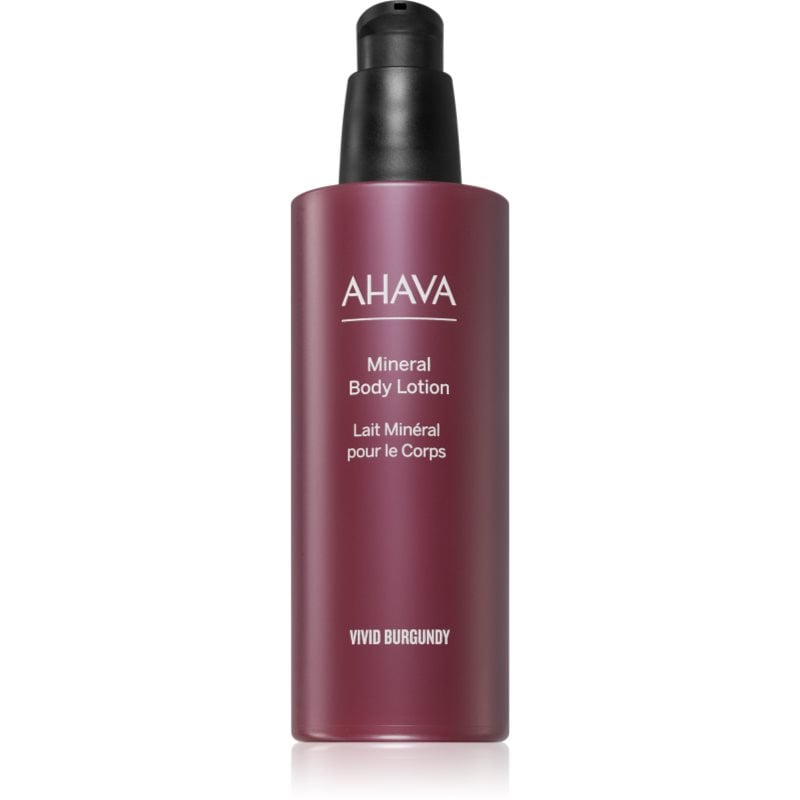 AHAVA Vivid Burgundy хидратиращо мляко за тяло с минерали от Мъртво море