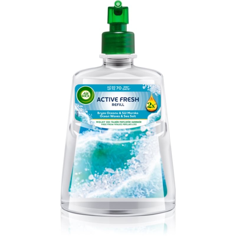Air Wick Active Fresh Ocean Waves & Sea Salt ароматизатор за въздух пълнител - Аромат - Сравни цени от 1 магазин с безплатна доставка
