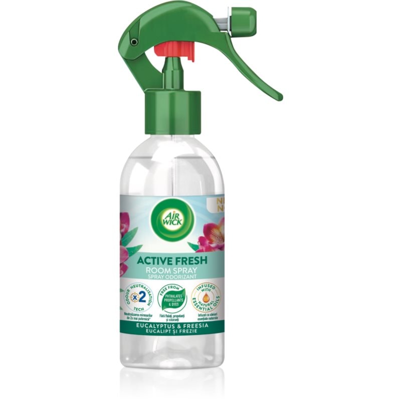 Air Wick Active Fresh Spray Eucalyptus & Freesia cпрей за дома - Аромат - Сравни цени от 1 магазин с безплатна доставка