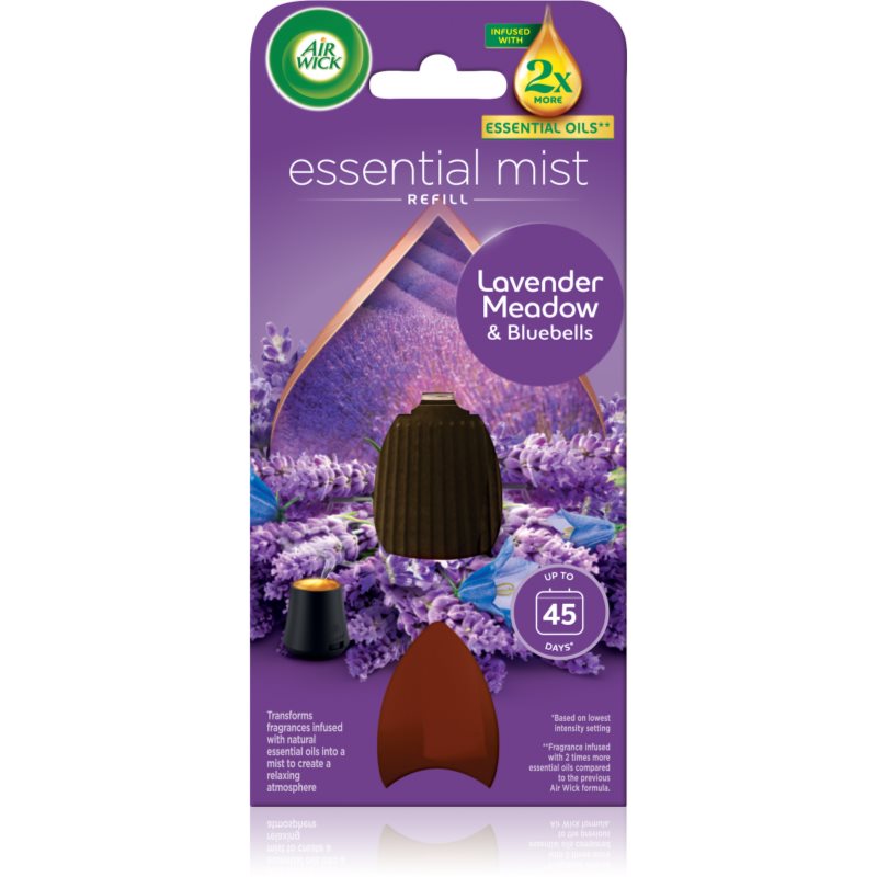 Air Wick Air Wick Essential Mist Lavender Meadow & Bluebells пълнител за арома дифузери - Унисекс парфюм 20мл - Сравни цени от 1 магазин с безплатна доставка