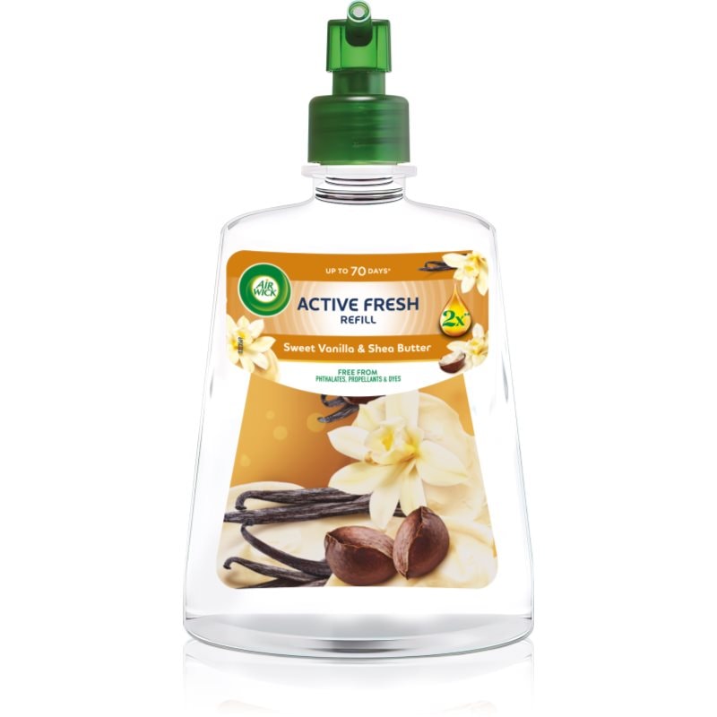 Air Wick Active Fresh Sweet Vanilla & Shea Butter ароматизатор за въздух пълнител - Аромат - Сравни цени от 1 магазин с безплатна доставка