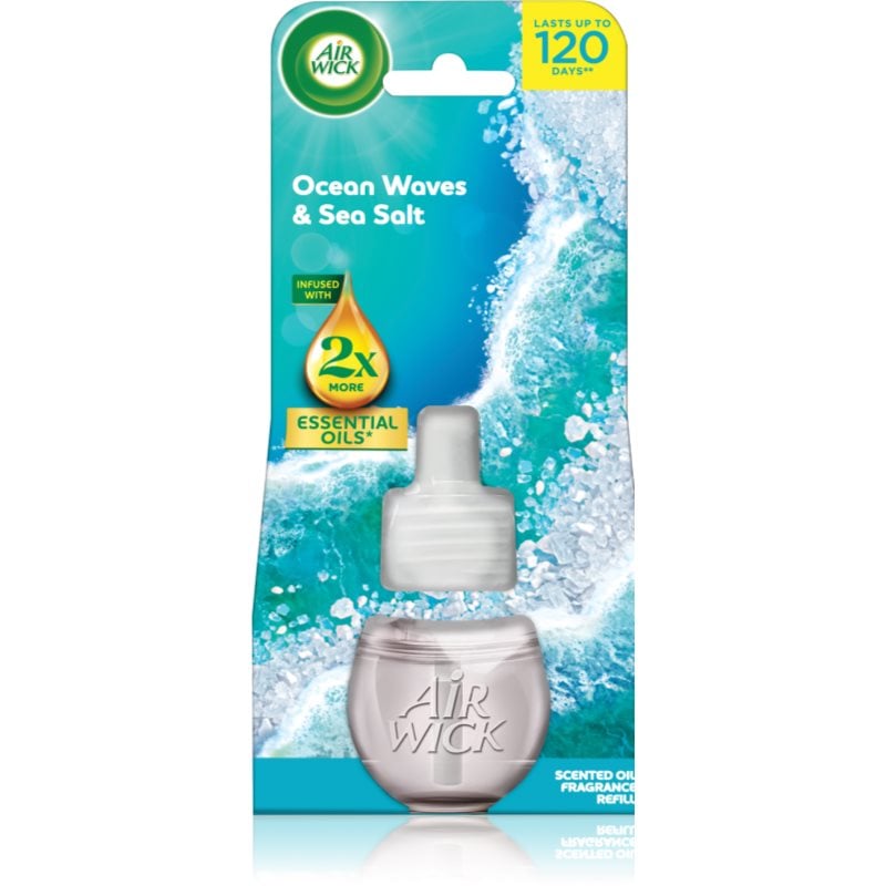 Air Wick Essential Oils Ocean Wawes & Sea Salt пълнител за електрически дифузер