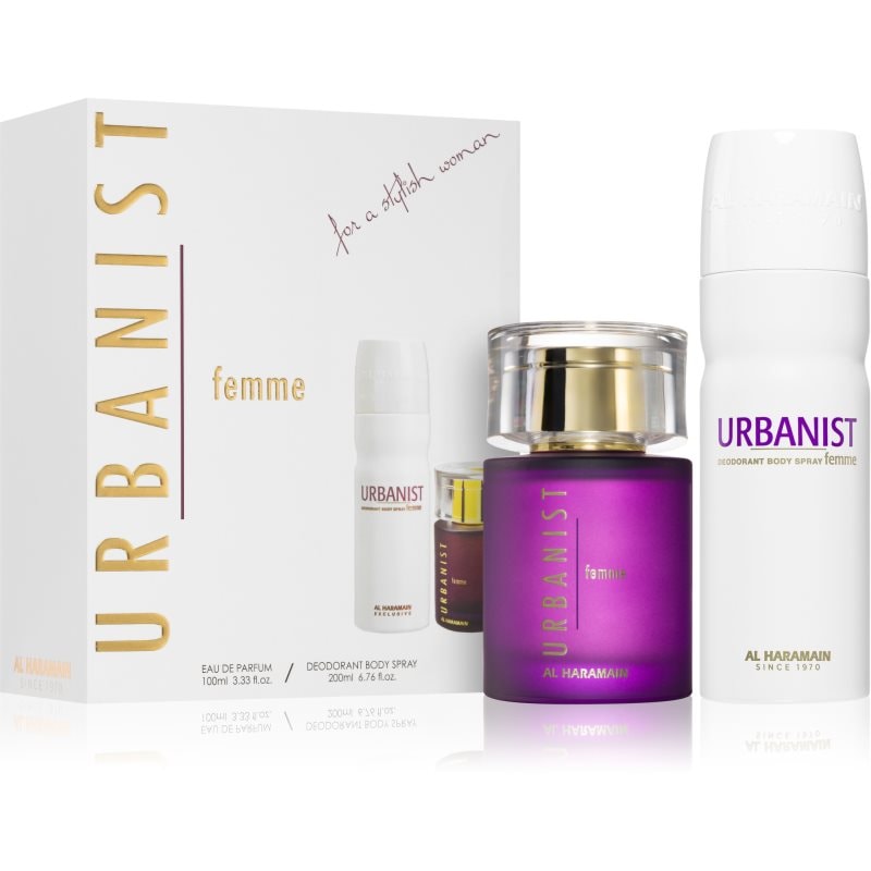 Al Haramain Urbanist Femme Combo Set комплект за жени - Комплект - Сравни цени от 1 магазин с безплатна доставка