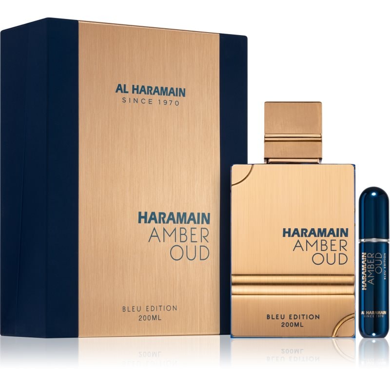 Al Haramain Al Haramain Amber Oud Bleu Edition подаръчен комплект унисекс - Унисекс парфюм 200мл - Сравни цени от 1 магазин с безплатна доставка