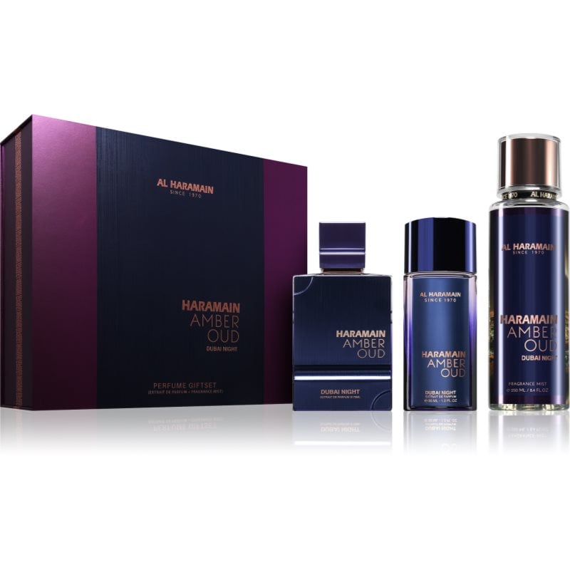 Al Haramain Amber Oud Dubai Night подаръчен комплект унисекс