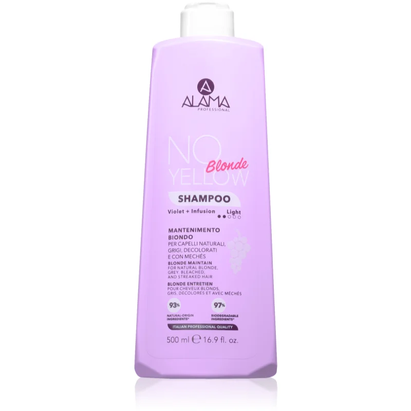 Alama Professional No Yellow Blonde шампоан против жълти оттенъци - Грижа за коса - Сравни цени от 1 магазин с безплатна доставка
