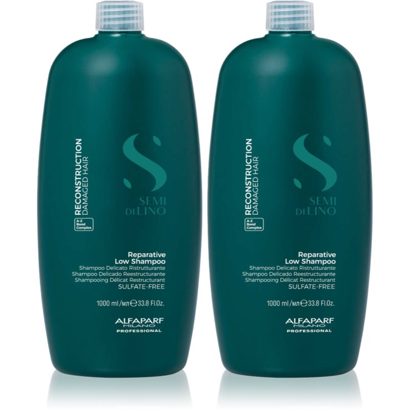 Alfaparf Milano Semi di Lino Reconstruction Shampoo duo Kit комплект за увредена коса - Комплект - Сравни цени от 1 магазин с безплатна доставка