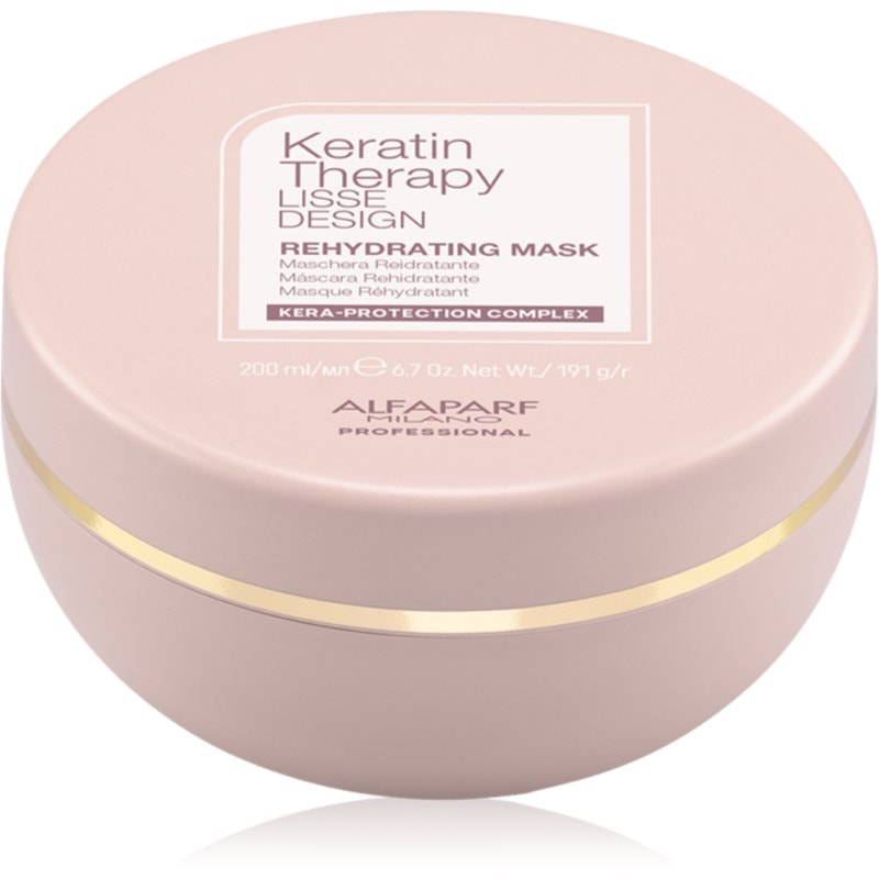 Alfaparf Milano Keratin Therapy Lisse Design рехидратираща маска за блясък и мекота на косата - Грижа за коса - Сравни цени от 1 магазин с безплатна доставка