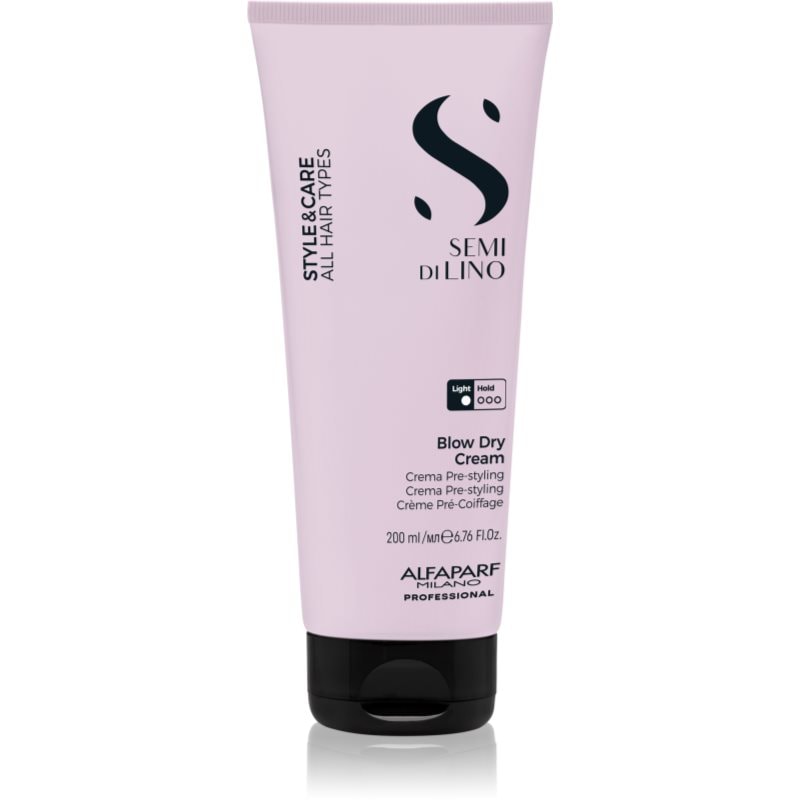 Alfaparf Milano Semi di Lino Style & Care Blow Dry Cream защитен крем ускоряващ изсушаването на коса със сешоар за всички видове коса - Грижа за коса - Сравни цени от 2 магазина с безплатна доставка