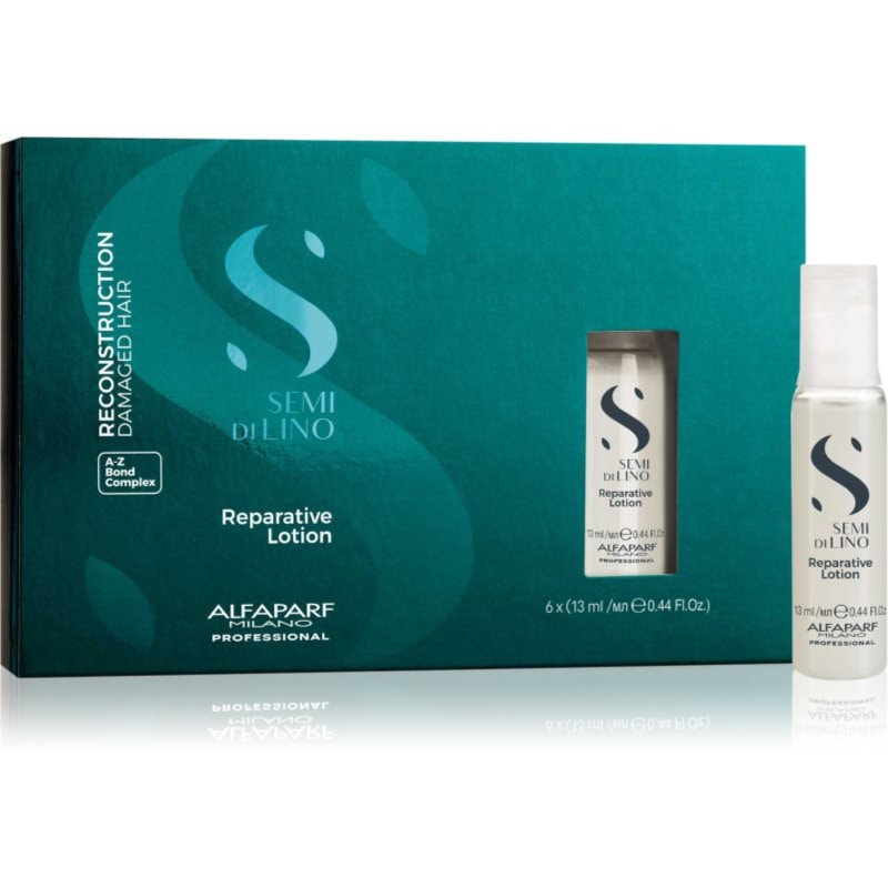 Alfaparf Milano Alfaparf Milano Semi di Lino Reconstruction Reparative грижа за възстановяване на увредена коса 6x - Унисекс парфюм 13мл - Сравни цени от 1 магазин с безплатна доставка