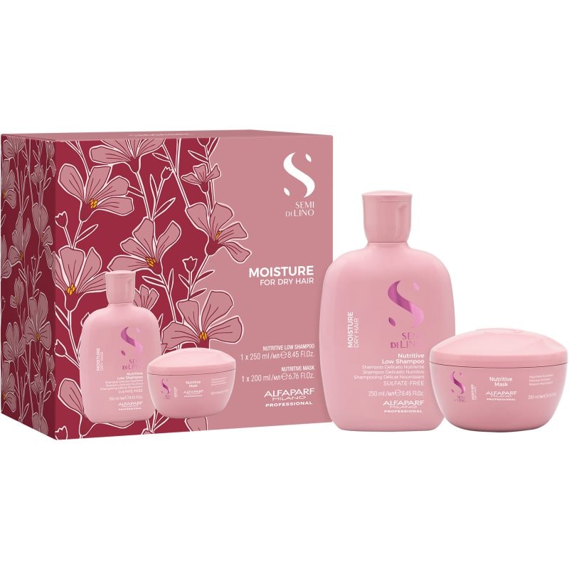 Alfaparf Milano Semi di Lino Moisture Kit комплект за много суха коса - Комплект - Сравни цени от 1 магазин с безплатна доставка