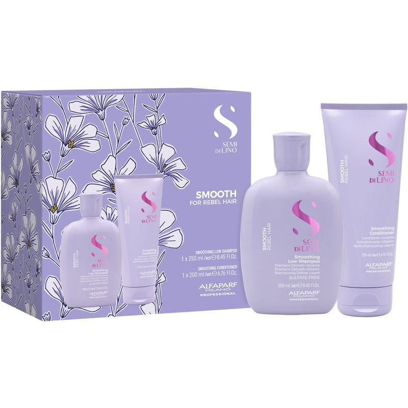 Alfaparf Milano Semi di Lino Smooth Kit комплект за непокорна коса - Комплект - Сравни цени от 1 магазин с безплатна доставка