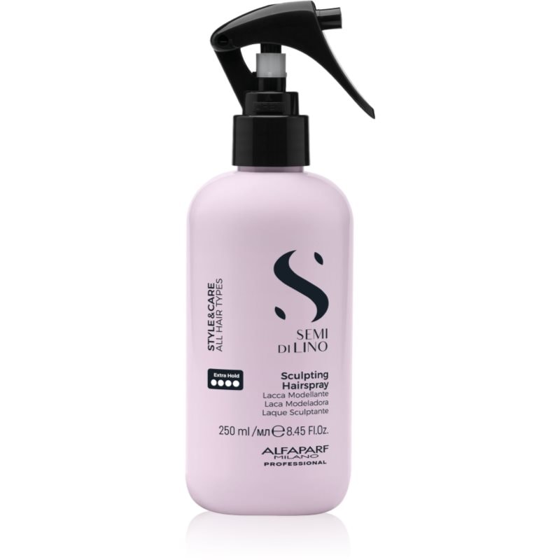 Alfaparf Milano Semi di Lino Style & Care Sculpting hairspay лак за коса със силна фиксация 3x - Грижа за коса - Сравни цени от 1 магазин с безплатна доставка