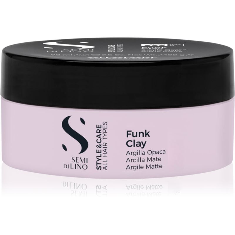 Alfaparf Milano Semi di Lino Style & Care Funk Clay Моделираща глина за фиксиране и оформяне