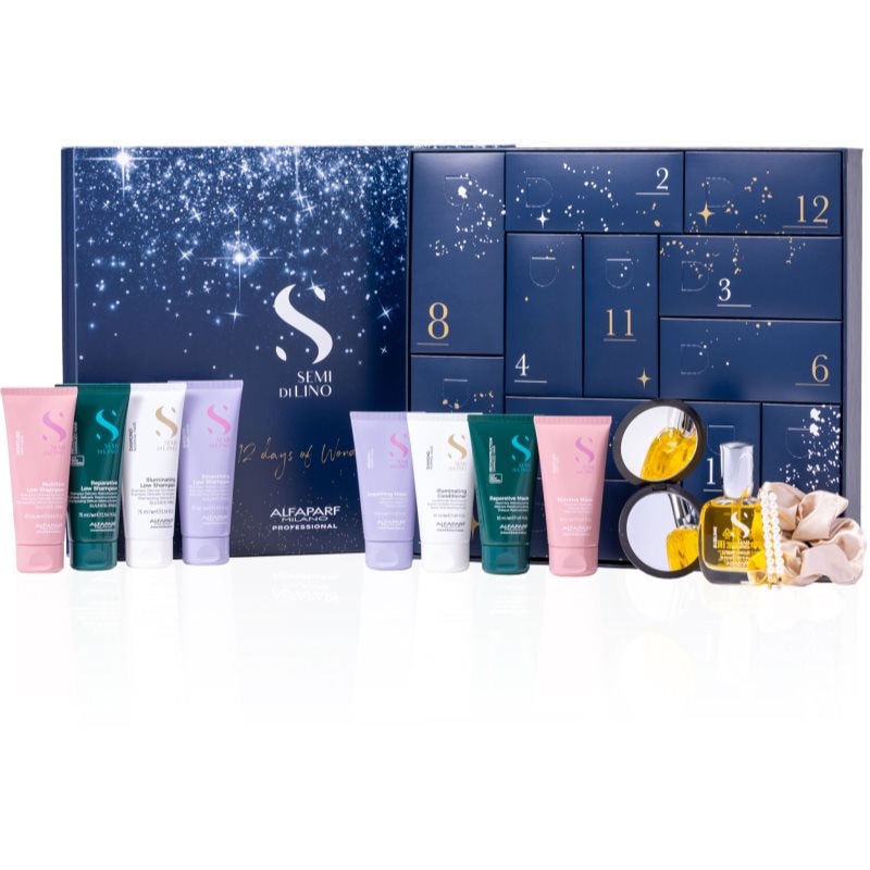 Alfaparf Milano Semi di Lino Advent Calendar коледен календар за красива коса и кожа - Комплект - Сравни цени от 1 магазин с безплатна доставка