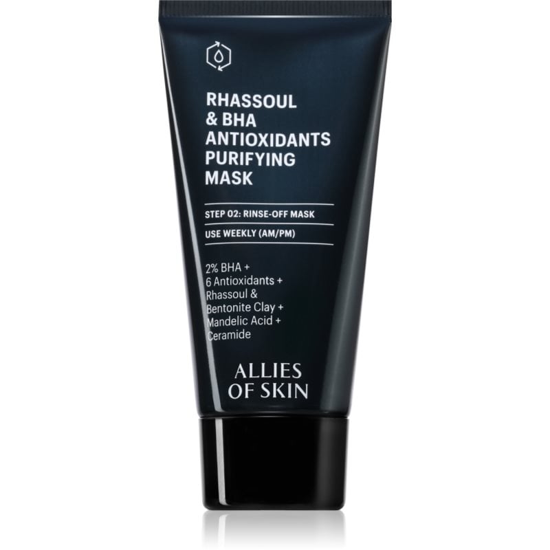 Allies of Skin Rhassoul & BHA Antioxidants дълко почистваща маска