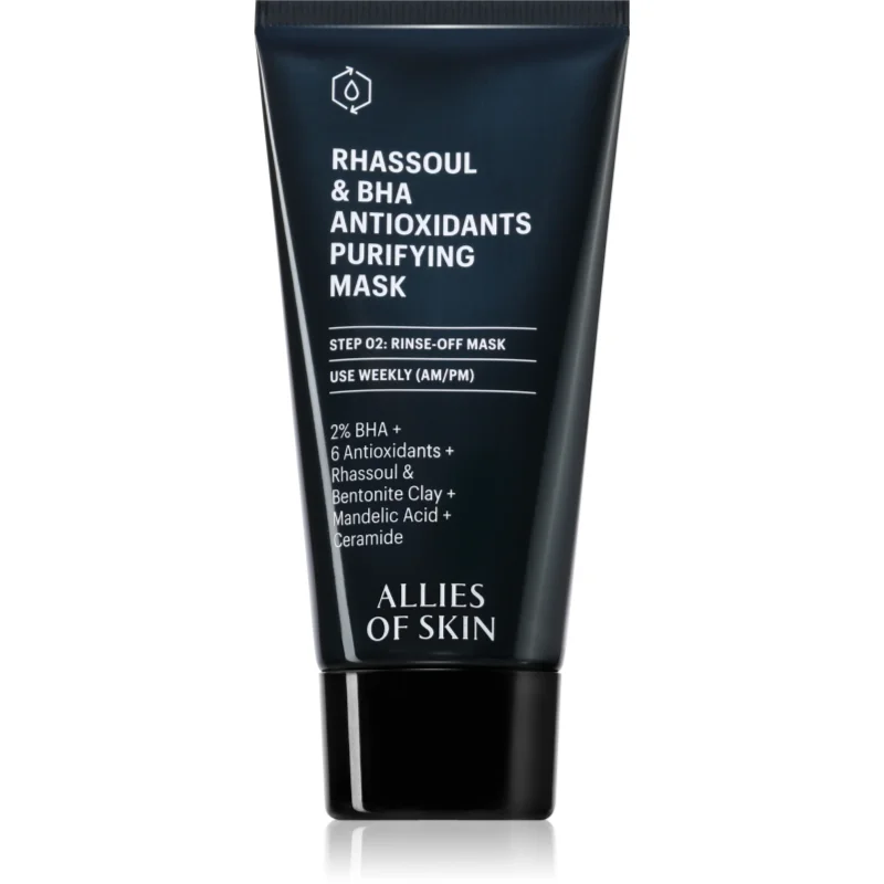 Allies of Skin Rhassoul & BHA Antioxidants дълко почистваща маска