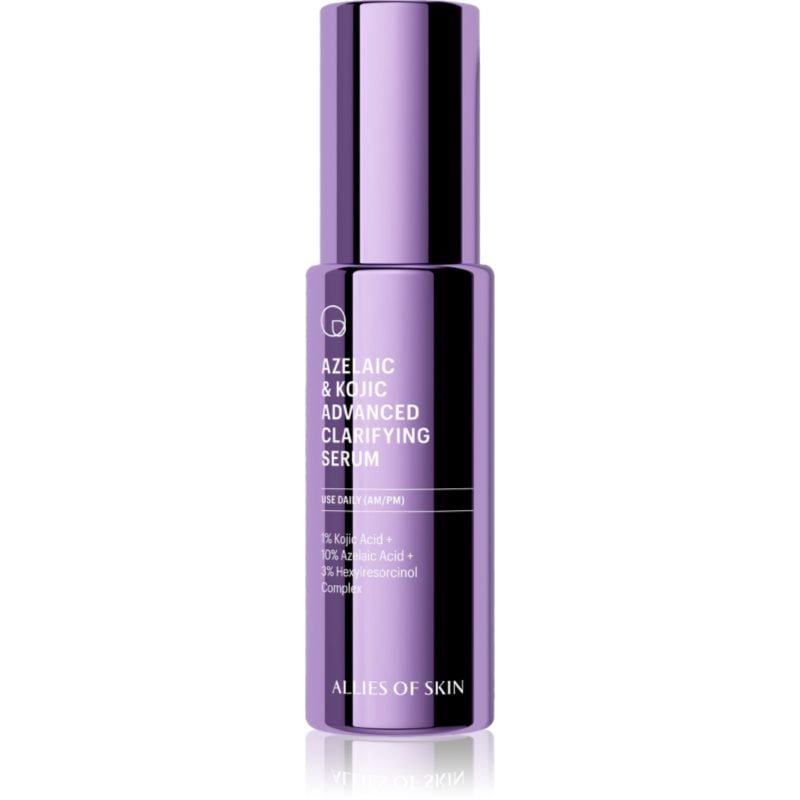 Allies of Skin Azelaic & Kojic Advanced Clarifying Serum дълко възстановяващ серум за лице
