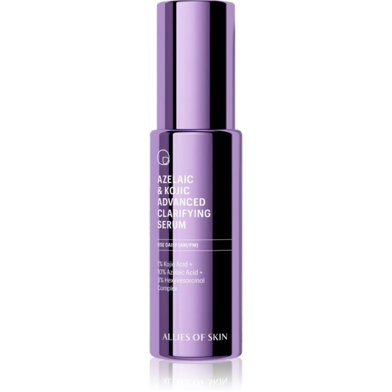 Allies of Skin Azelaic & Kojic Advanced Clarifying Serum дълко възстановяващ серум за лице - Грижа за лице - Сравни цени от 1 магазин с безплатна доставка