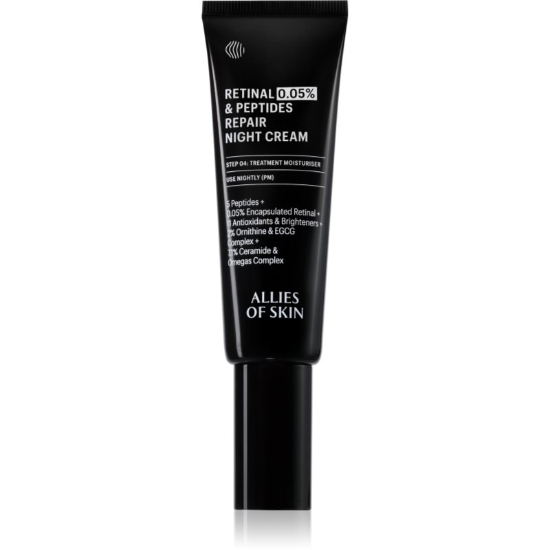Allies of Skin 0.05% Retinal & Peptides ревитализиращ нощен крем - Грижа за лице - Сравни цени от 1 магазин с безплатна доставка