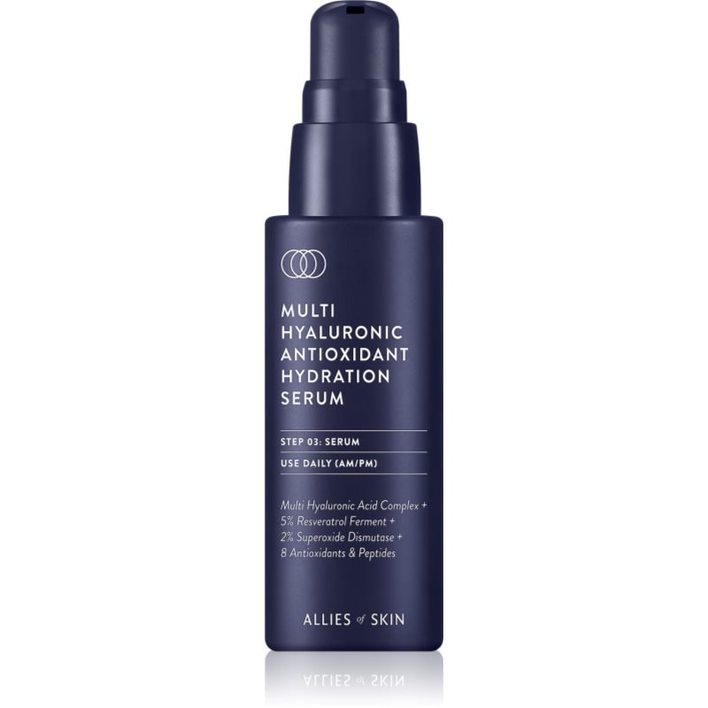 Allies of Skin Multi Hyaluronic антиоксидантен серум - Грижа за лице - Сравни цени от 1 магазин с безплатна доставка