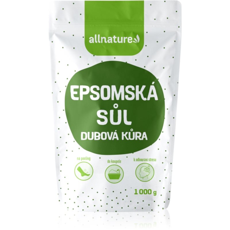 Allnature Allnature Epsom salt Oak Bark сол за баня - Унисекс парфюм 1000мл - Сравни цени от 1 магазин с безплатна доставка