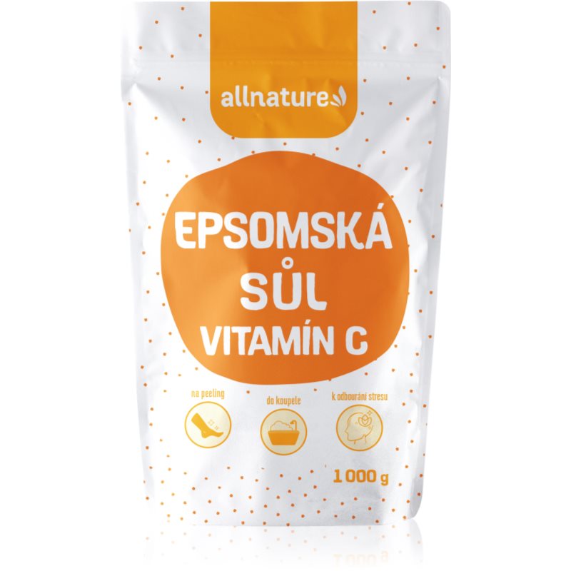 Allnature Allnature Epsom salt + vitamín C сол за баня 1000 гр. - Унисекс парфюм 1000мл - Сравни цени от 1 магазин с безплатна доставка