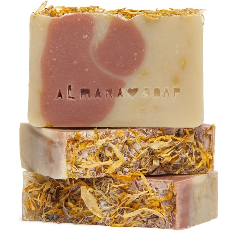 Almara Soap Natural Calendula натурален сапун за суха и чувствителна кожа