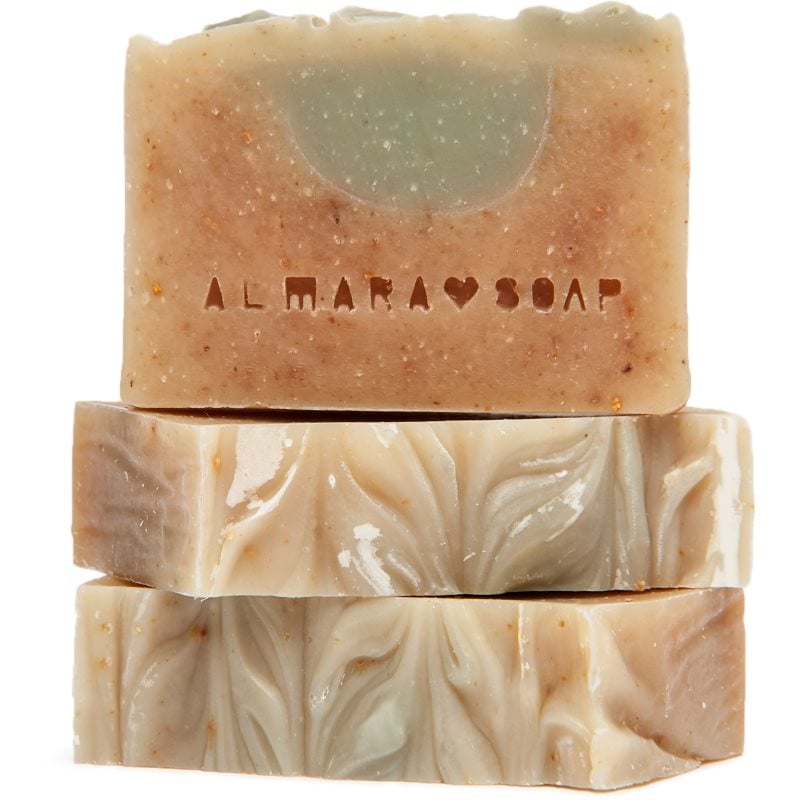 Almara Soap Natural Lemon Tea Tree естествен твърд сапун за мазна и проблемна кожа