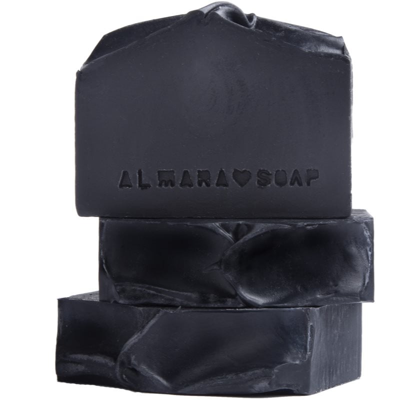 Almara Soap Natural Black As My Soul естествен твърд сапун за мазна и проблемна кожа