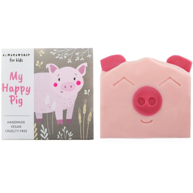 Almara Soap My Happy Pig ръчно произведен сапун с аромат на круша за деца - Грижа за тяло - Сравни цени от 1 магазин с безплатна доставка