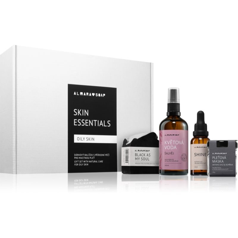 Almara Soap Skin Essentials Oily Skin подаръчен комплект за мазна кожа - Комплект - Сравни цени от 1 магазин с безплатна доставка