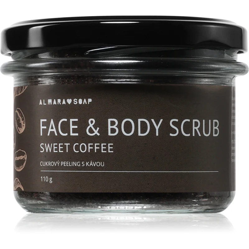 Almara Soap Face & Body Scrub захарен пилинг за тяло и лице с аромат Sweet Coffee - Грижа за тяло - Сравни цени от 1 магазин с безплатна доставка