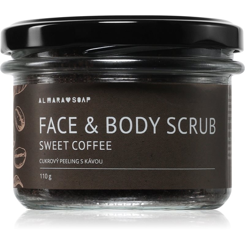 Almara Soap Face & Body Scrub захарен пилинг за тяло и лице с аромат Sweet Coffee - Грижа за тяло - Сравни цени от 1 магазин с безплатна доставка
