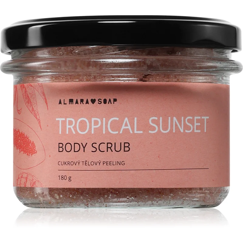 Almara Soap Body Scrub захарен скраб за тяло против целулит с аромат Tropical Sunset - Грижа за тяло - Сравни цени от 1 магазин с безплатна доставка