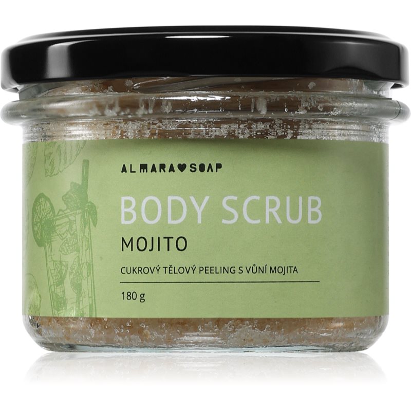 Almara Soap Almara Soap Body Scrub захарен скраб за тяло против целулит с аромат Mojito - Унисекс парфюм 180мл - Сравни цени от 1 магазин с безплатна доставка