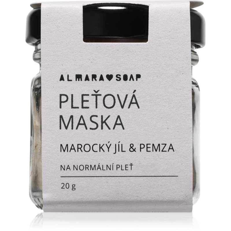 Almara Soap Face Moroccan Clay & Pumice пилинг-маска за лице за нормална кожа - Грижа за лице - Сравни цени от 1 магазин с безплатна доставка
