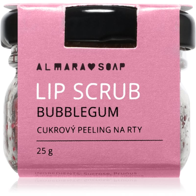 Almara Soap Scrub захарен пилинг за устни Bubblegum