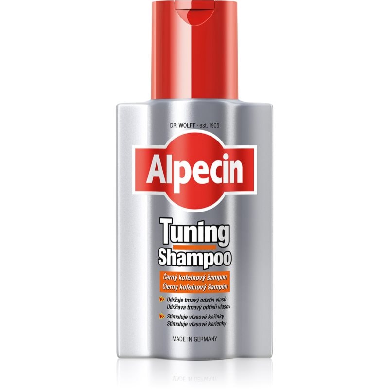 Alpecin Tuning Shampoo тониращ шампоан за първите сиви коси - Грижа за коса - Сравни цени от 1 магазин с безплатна доставка