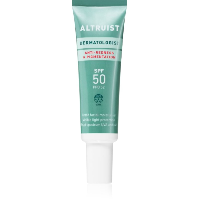 Altruist Anti-Redness & Pigmentation хидратиращ дневен крем SPF 50 - Грижа за тяло - Сравни цени от 1 магазин с безплатна доставка