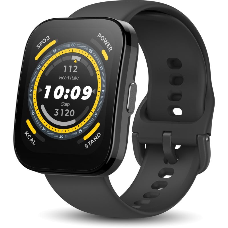 Amazfit Bip 5 смарт часовник боя Soft Black