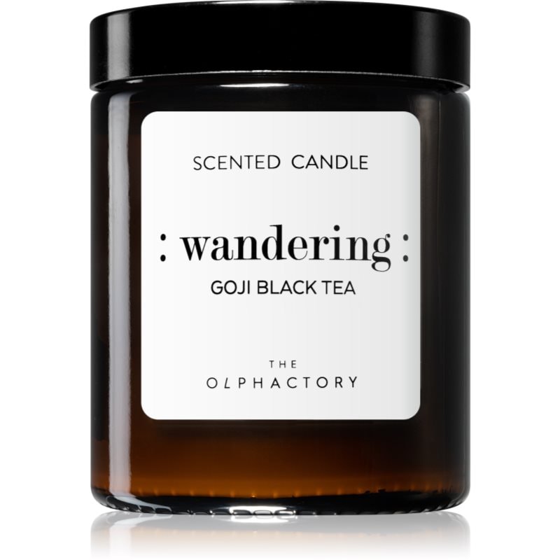 The Olphactory Wandering Goji Black Tea ароматна свещ Wandering 135 гр. - Аромат - Сравни цени от 1 магазин с безплатна доставка