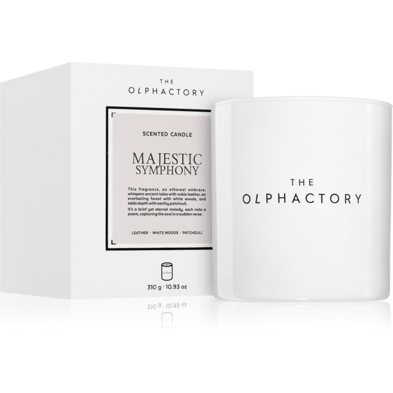 The Olphactory The Olphactory White Insignia Majestic Symphony ароматна свещ 310 гр. - Унисекс парфюм 310мл - Сравни цени от 1 магазин с безплатна доставка