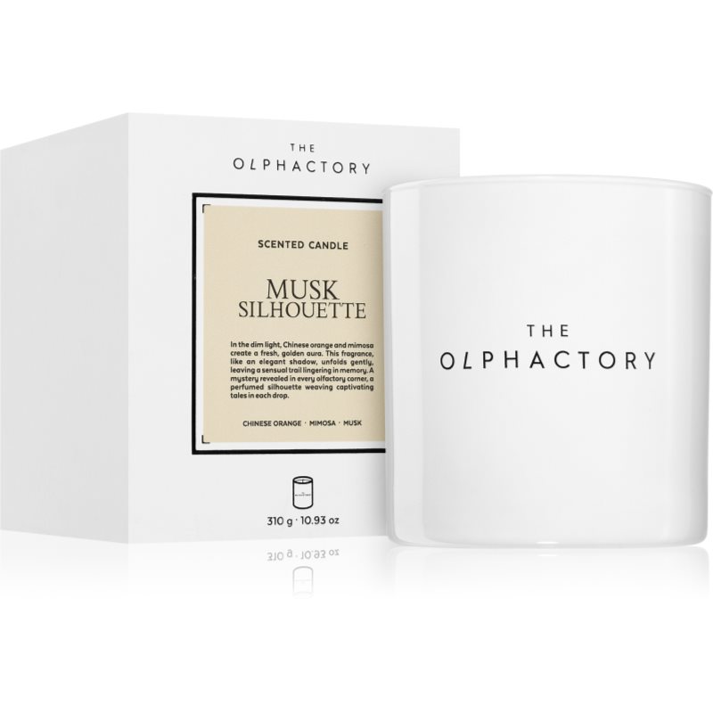 The Olphactory The Olphactory White Insignia Musk Silhouette ароматна свещ 310 гр. - Унисекс парфюм 310мл - Сравни цени от 1 магазин с безплатна доставка