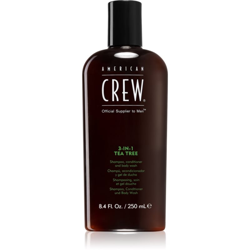 American Crew Hair & Body 3-IN-1 Tea Tree шампоан, балсам и душ гел 3 в 1 за мъже - Грижа за коса - Сравни цени от 1 магазин с безплатна доставка