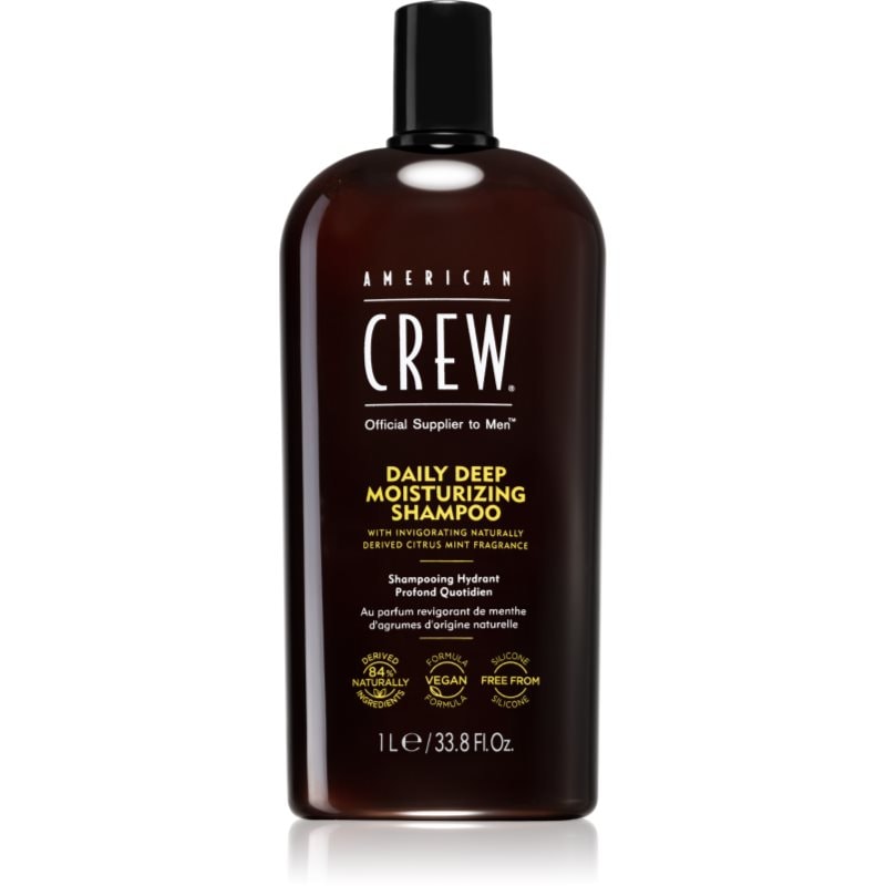 American Crew American Crew Daily Moisturizing Shampoo шампоан за ежедневна употреба с хидратиращ ефект за мъже - Мъжки парфюм 1000мл - Сравни цени от 1 магазин с безплатна доставка