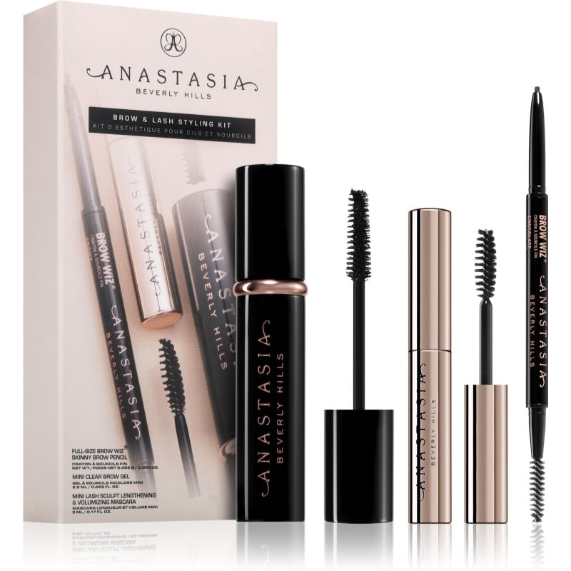 Anastasia Beverly Hills Brow & Lash Styling Kit подаръчен комплект за очи и вежди - Комплект - Сравни цени от 1 магазин с безплатна доставка
