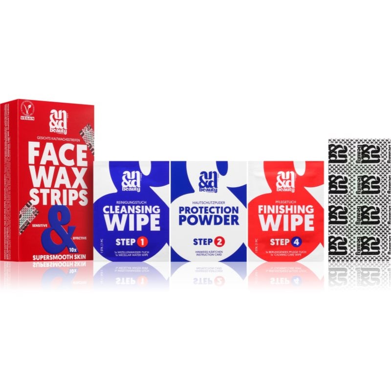 A.N.D. Beauty Wax Strips Face восъчни ленти за епилация за лице