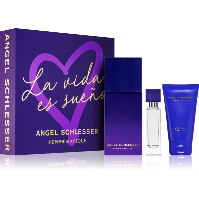 Angel Schlesser Angel Schlesser Femme Magique подаръчен комплект за жени - Дамски парфюм 100мл - Сравни цени от 1 магазин с безплатна доставка